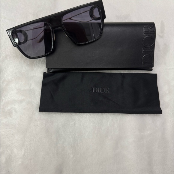 🎆Dior Sunglasses 30 Montaigne Flat Top Black - Picture 1 of 7
